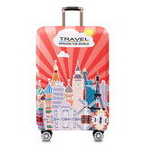 Luggage Case Suitcase Protective Cover Thicker Travel Travel Accessories Elastic Luggage Dust Cover Apply to 18''-32'' Suitcase