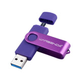 New Usb 3.0 Wansenda OTG USB flash drive for SmartPhone/Tablet/PC 8GB 16GB 32GB 64GB 128GB 256GB Pendrive High speed pen drive