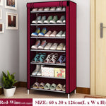 Multi-layer Simple Shoe Cabinet DIY Assembled Space-saving Shoe Organizer Shelf Home Dorm Storage Closet Dustproof Shoes Rack