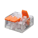 Wire Connector 25/50 / 100PCS Orange Mini Quick Connector Universal Compact Wire Connector Plug-in Wire Terminal Home Connector