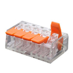 Wire Connector 25/50 / 100PCS Orange Mini Quick Connector Universal Compact Wire Connector Plug-in Wire Terminal Home Connector