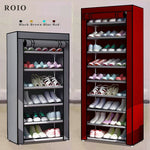 Multi-layer Simple Shoe Rack Entryway Space-saving Shoe Organizer Easy to Install Shoes Shelf Home Dorm Furniture Shoe Cabinet