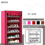 Multi-layer Simple Shoe Rack Entryway Space-saving Shoe Organizer Easy to Install Shoes Shelf Home Dorm Furniture Shoe Cabinet