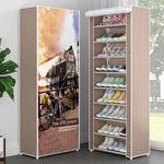 Multi-layer Simple Shoe Rack Entryway Space-saving Shoe Organizer Easy to Install Shoes Shelf Home Dorm Furniture Shoe Cabinet