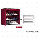 Multi-layer Simple Shoe Cabinet DIY Assembled Space-saving Shoe Organizer Shelf Home Dorm Storage Closet Dustproof Shoes Rack