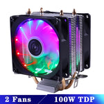 Efficient Cooling CPU Cooler Fan 3pin For Intel LGA 1150 1151 1155 1156 775 1200 AMD AM3 AM4 Quiet Ventilador Silent Radiator