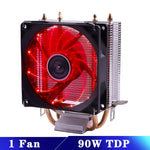 Efficient Cooling CPU Cooler Fan 3pin For Intel LGA 1150 1151 1155 1156 775 1200 AMD AM3 AM4 Quiet Ventilador Silent Radiator