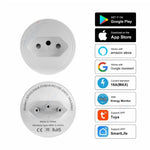 Brazil Smart Socket WIFi Smart Plug With Tuya SmartLife Power Timer Voice Control 16A Surge protector Work For Alexa Google Home