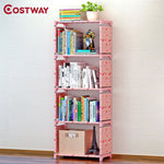 COSTWAY Bookshelf Storage Shelve for books Children book rack Bookcase for home furniture Boekenkast Librero estanteria kitaplik